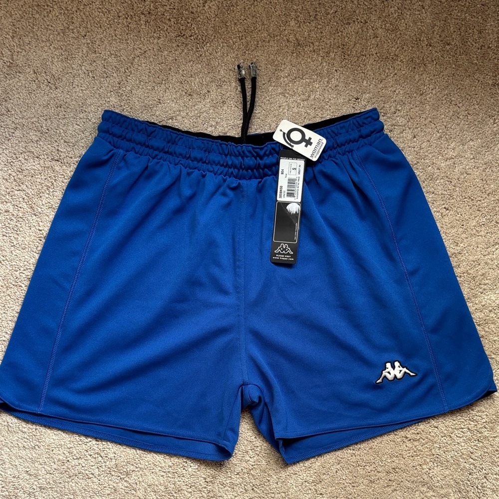 Vintage Kappa Mens Royal Blue Athletic Shorts sz S Elastic waist